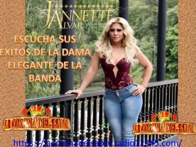 JANNETTE ALVAR LA DAMA ELEGANTE DE LA BANDA